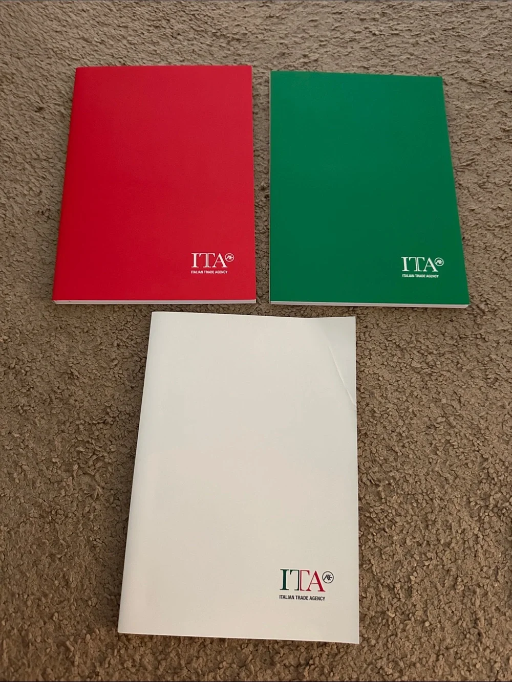 ITALIAN TRADE AGENCY NOTEBOOK